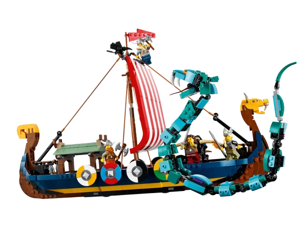 Корабль викингов и Змей Мидгард 31132