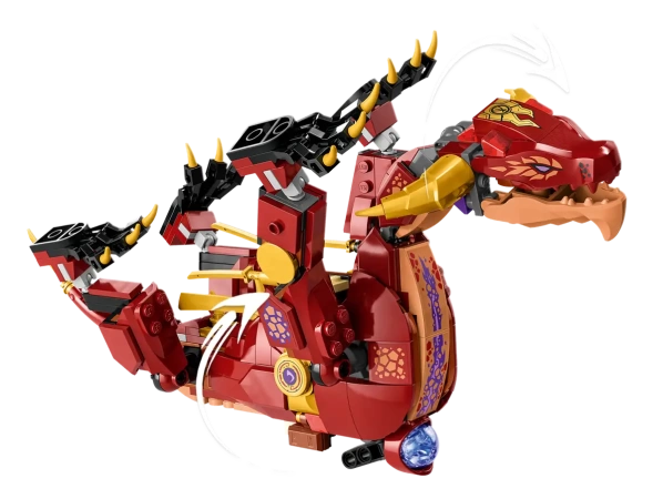 Лавовый дракон-трансформер 71793