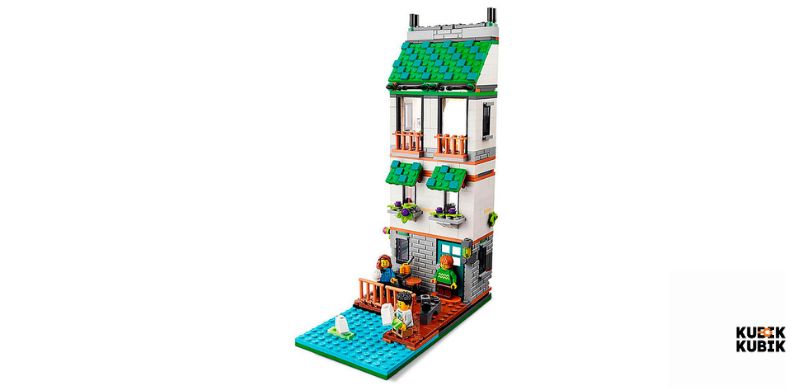 Второй вариант загородного дома | Lego Creator 31139 Cozy House