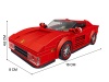 Конструктор Mould King Ferrari Testarossa 27012