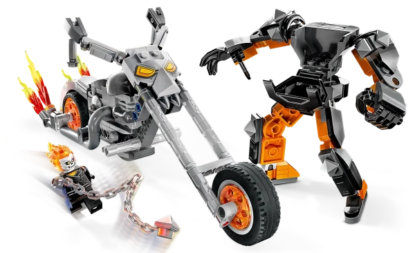 Конструктор LEGO Ghost Rider Mech & Bike 76245(У)05,04